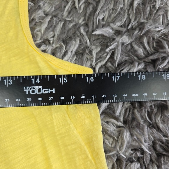 J.Crew Yellow Slub Cotton Sleeveless Scoop Neck Tank Top Style 92155 Womens S - Picture 4 of 7